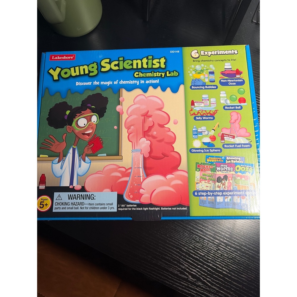 Lakeshore Young Scientist Chemistry Lab Kit DD148 Kids Science Experiments New